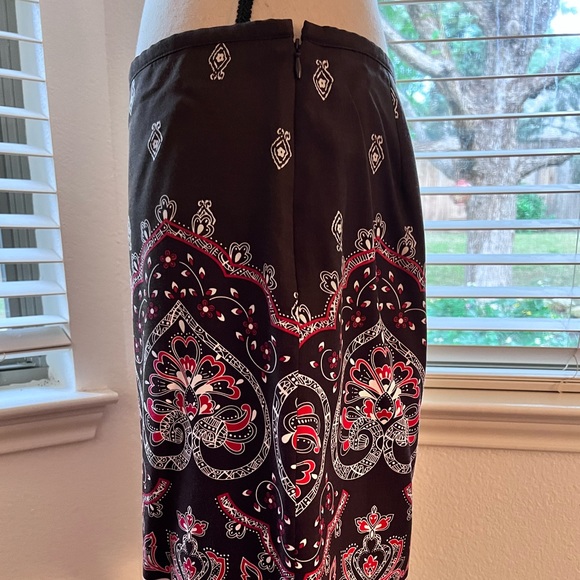 ANN TAYLOR LOFT women’s skirt in beautiful fall colors, Sz 10 - Picture 2 of 5